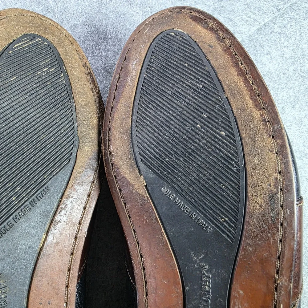 Johnston & Murphy Aragon II Kiltie Tassel Loafers 9.5 M Black Mahogany 20-552